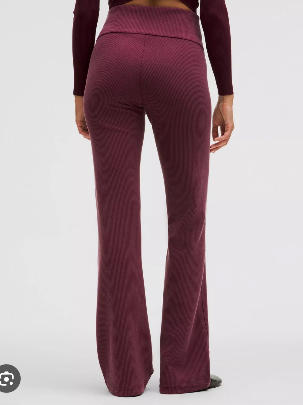 lululemon ribbed Softstreme flared pants - Picture 2 of 5
